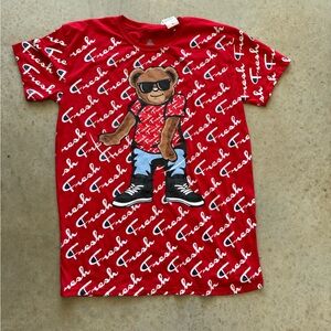 Champion Red Graphic Men's Shirt